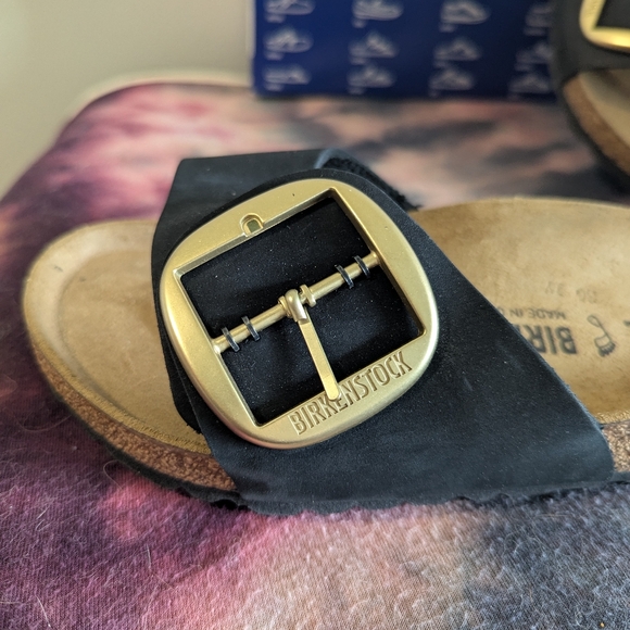 Birkenstock Madrid Big Buckle Sandals - Black EU 41/ L 10/ M 8 - Picture 9 of 9